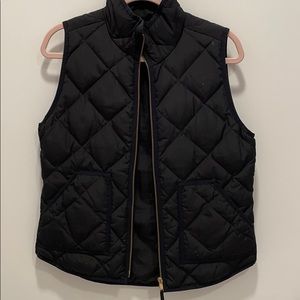 J.Crew black puffer best size Small